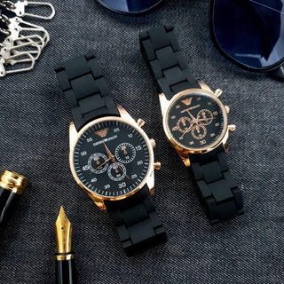 Black Golden Case Pair. - Breakin.pk