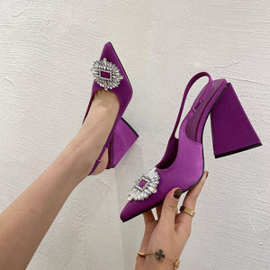 Z-r Triangle Heel Shoes With Multi Colors - Breakin.pk