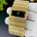 G-C Braclet Golden With Black Dial