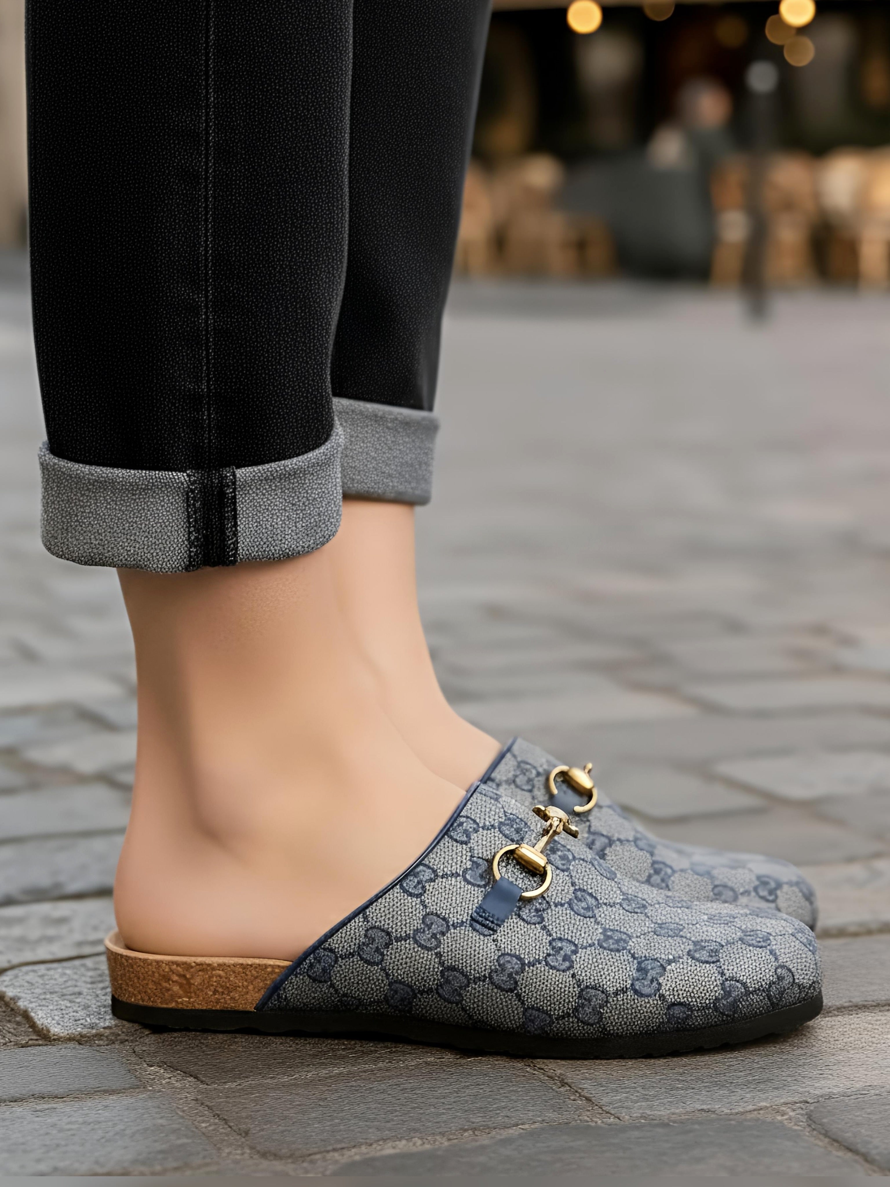 Angora Mules - Blue