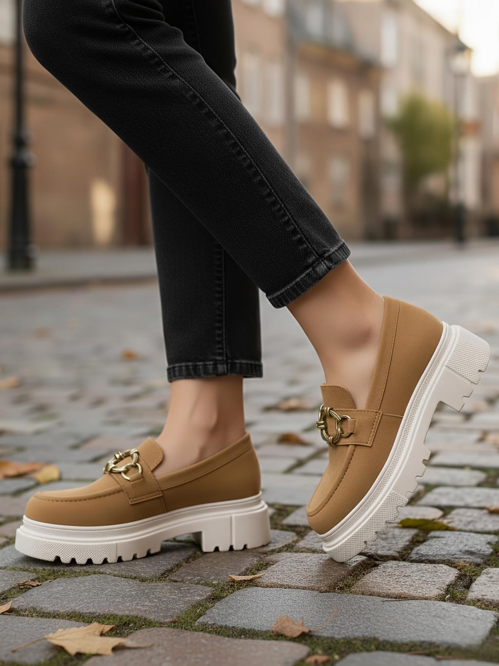 Chunky Loafers - Mustard