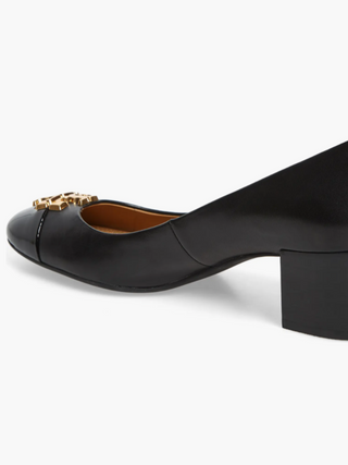 Cap Toe Pump Black