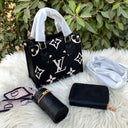 L-V 3 Piece Set Black & White