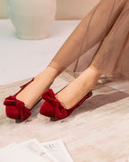 Tai knot heel Maroon