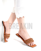 Eva Rope Slide Brown
