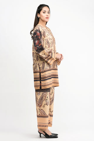 SOLACE PRINTED CREPE LAWN CO-ORD SET