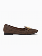 M-K Ballerina Flats - Brown