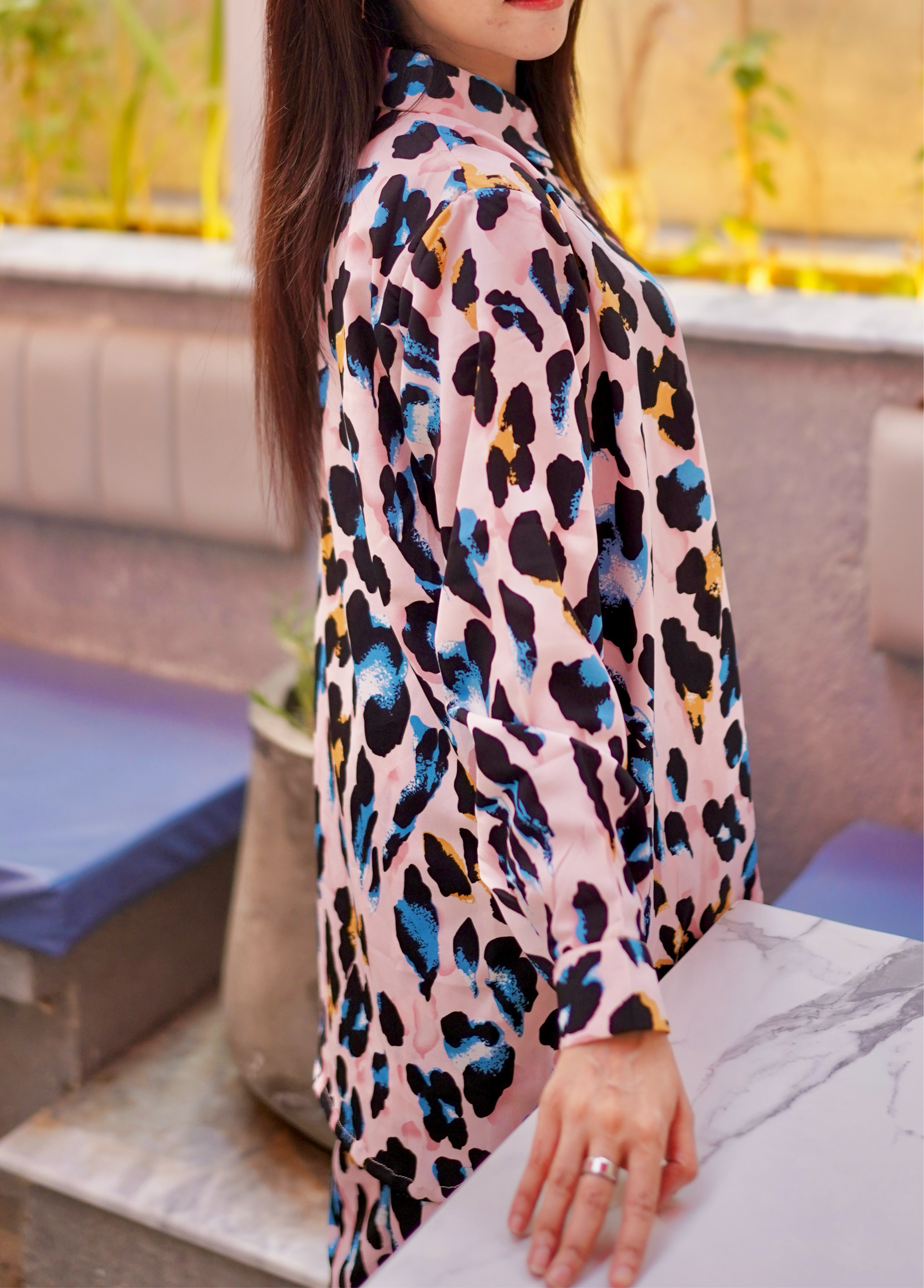 LEOPARD PRINTED CREPE LAWN CO-ORD SET