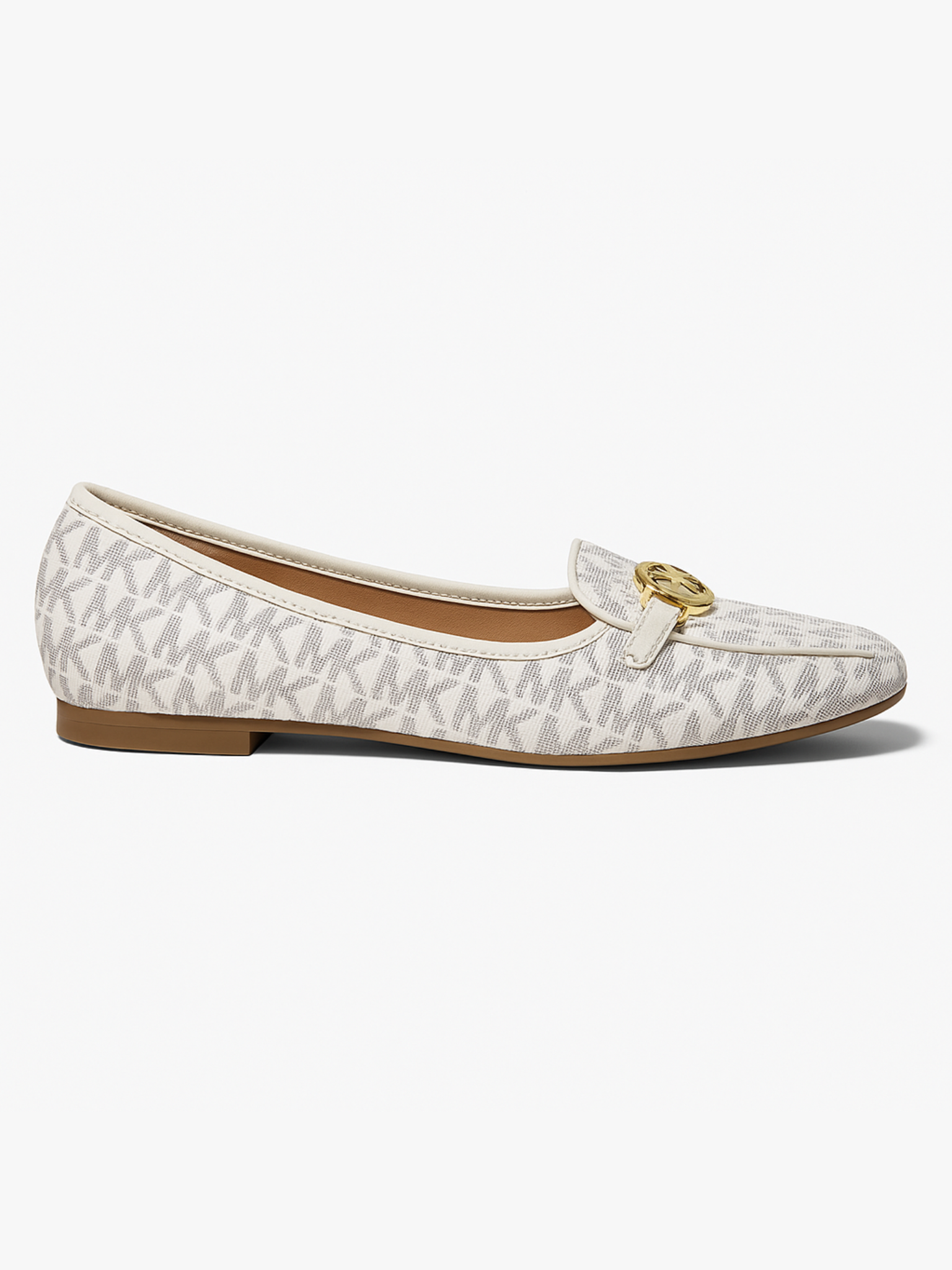 M-K Ballerina Flats White