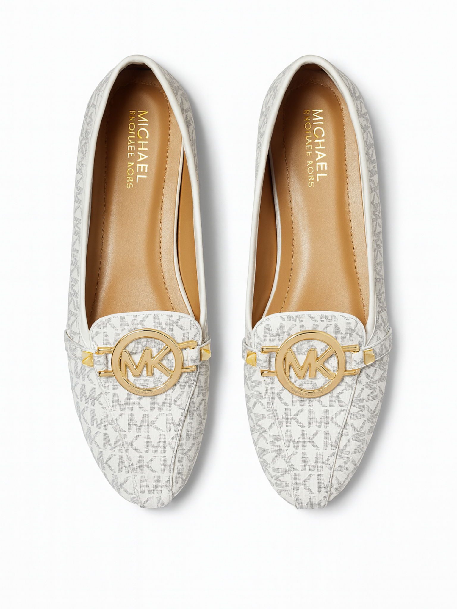 M-K Ballerina Flats White