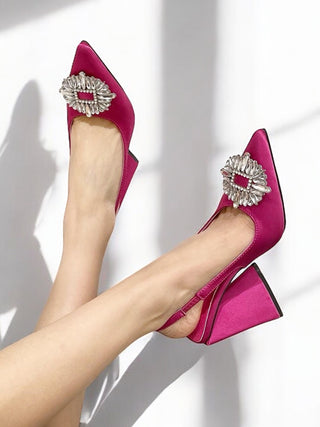 Z-r Triangle Heel Shoes Pink