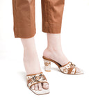 Minza Embroidery Brown