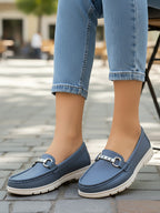 Olja Moccasins - Blue