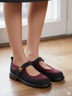 Suede Loafer - Maroon