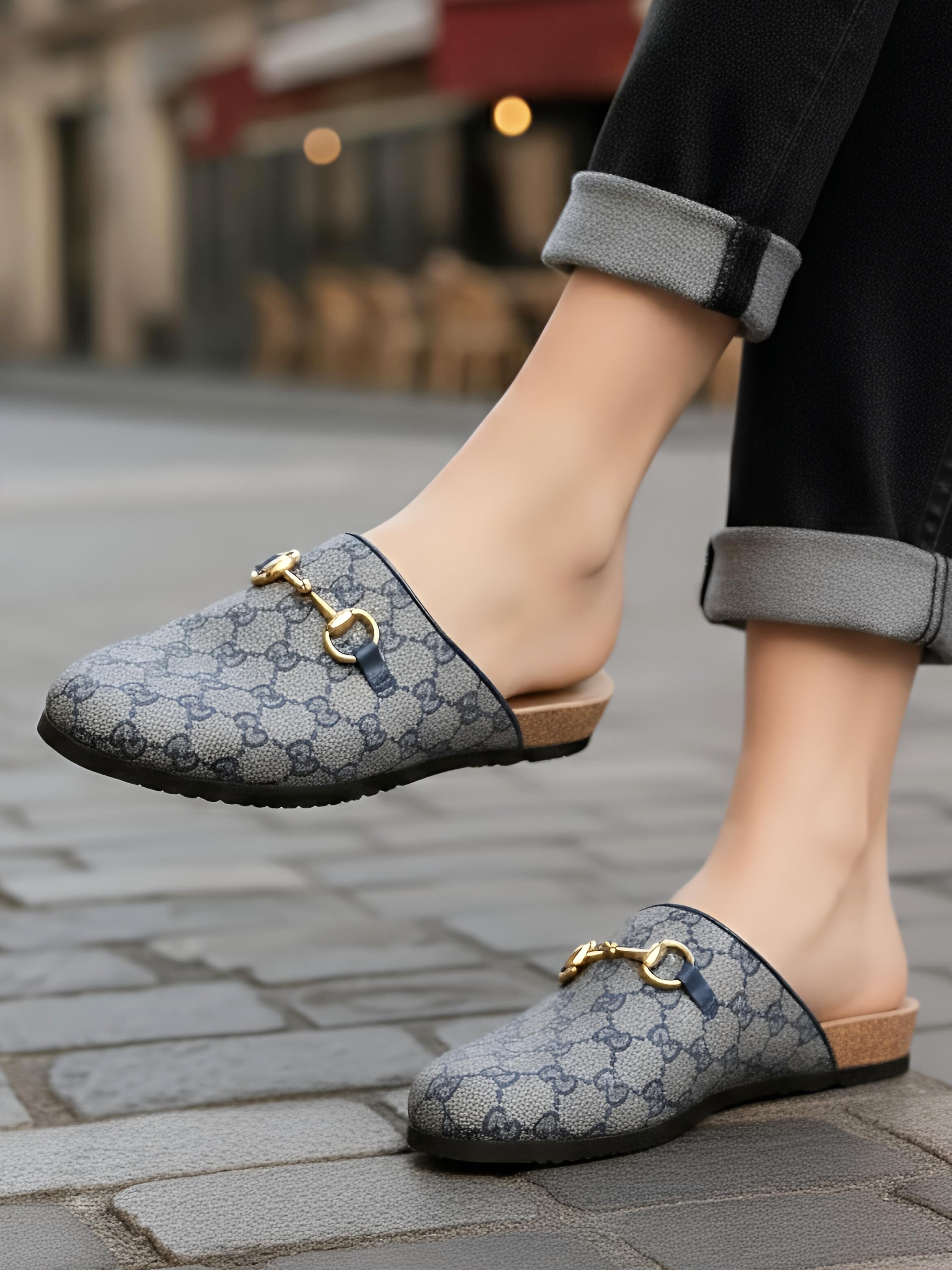 Angora Mules - Blue
