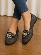 M-K Ballerina Flats - Black