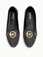 M-K Ballerina Flats - Black