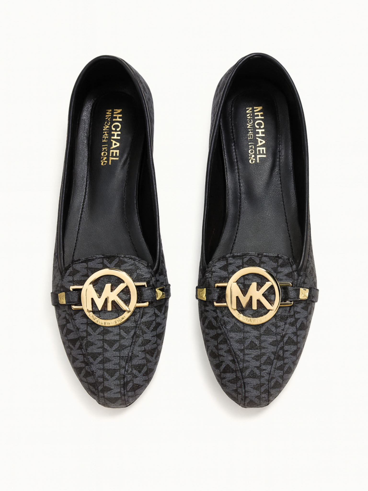 M-K Ballerina Flats - Black
