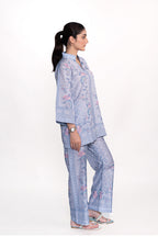 OLEANDER FLORAL PRINTED CREPE LAWN CO-ORD SET