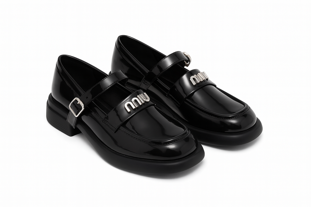 Patent Loafer - Black