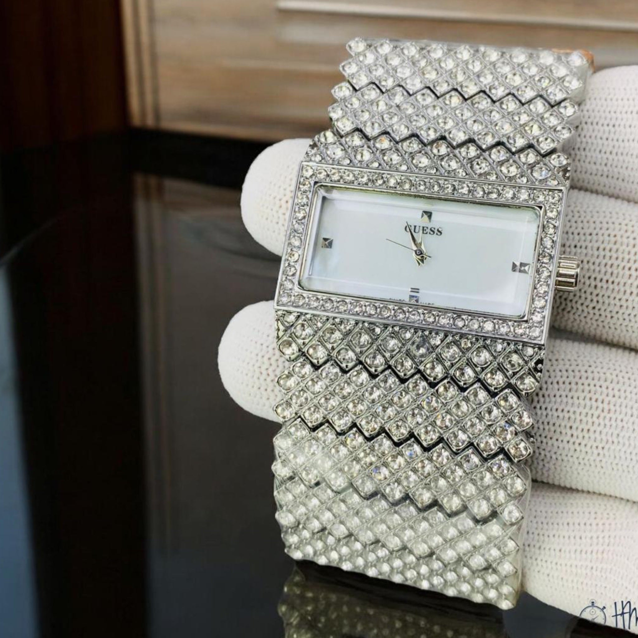 G-C Braclet Silver With White Dial