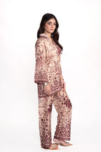 BEGONIA FLORAL PRINTED CREPE LAWN CO-ORD SET