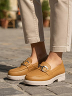 Mocassino H-Type Camel