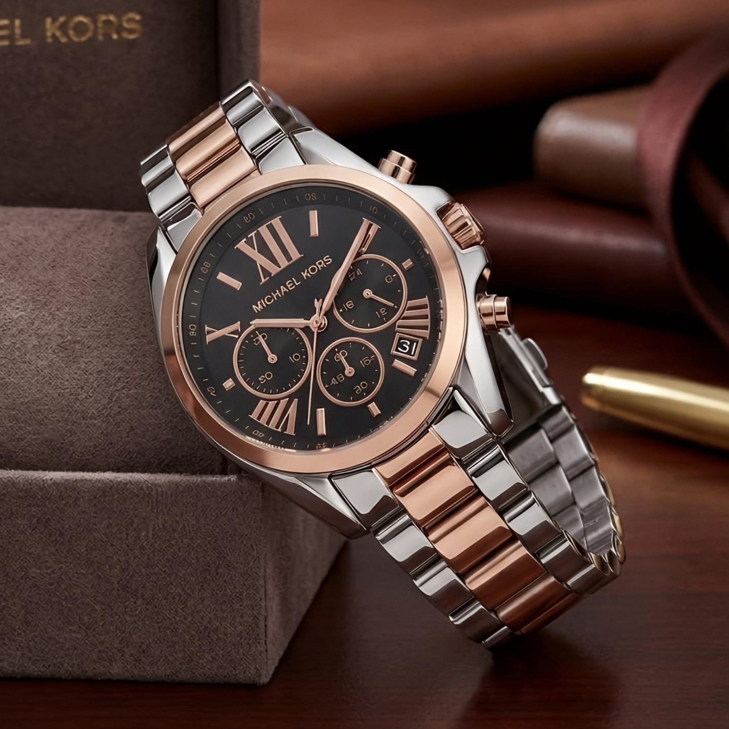 Bradshaw Rose Silver With Black Dial