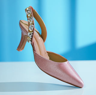 Parker Stone Slingback Heels Pink