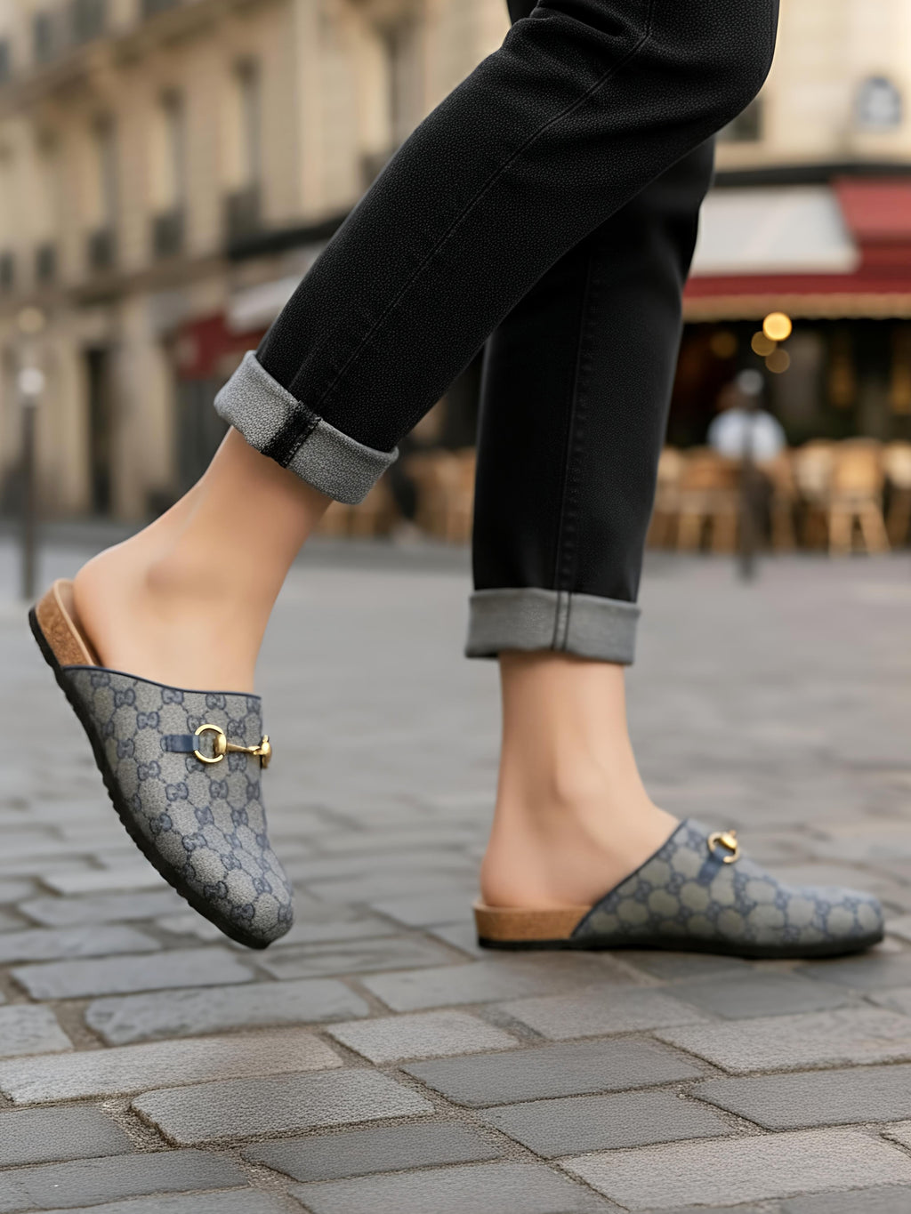Angora Mules - Blue