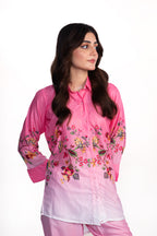 PRIMROSE PINK FLORAL PRINTED CREPE LAWN CO-ORD SET