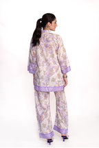 WISTERIA FLORAL PRINTED CREPE LAWN CO-ORD SET