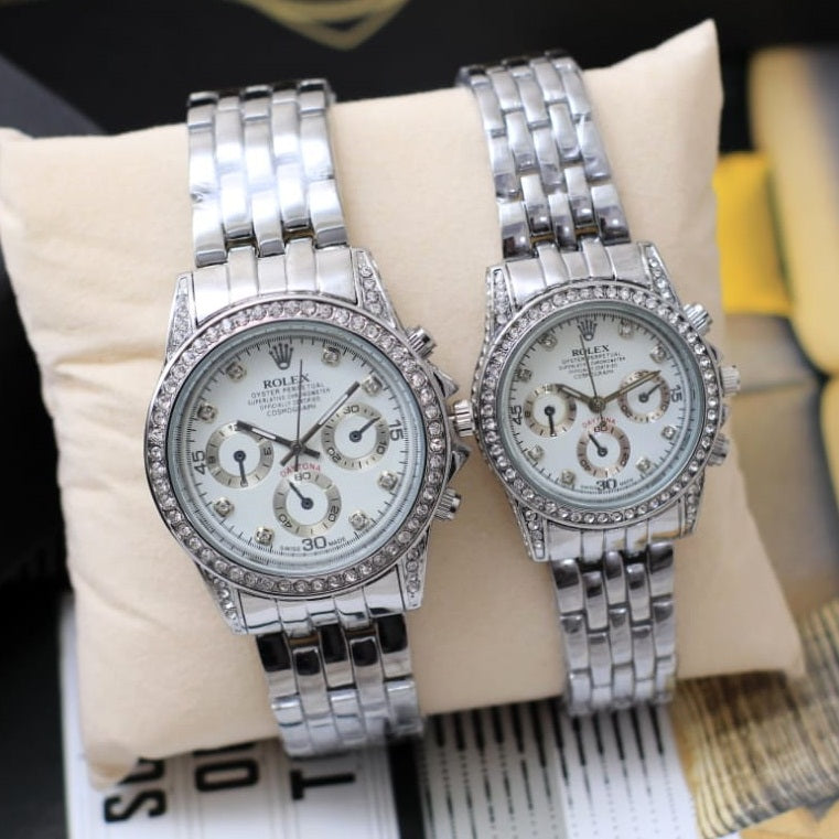 Rx- Stone Pair Silver