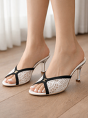 Smitten Crystal Heel - White