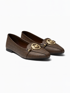 M-K Ballerina Flats - Brown