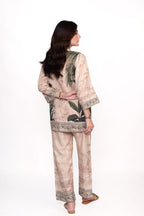 ARICA PALM PRINTED CREPE LAWN CO-ORD SET