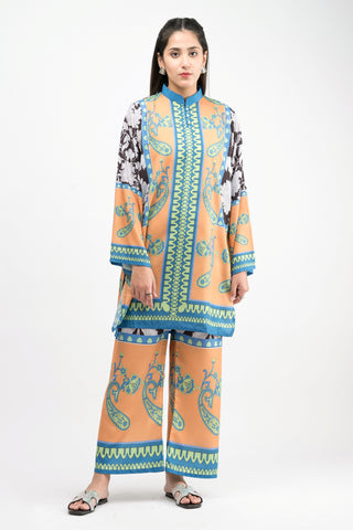 WILLOW PRINTED CREPE LAWN CO-ORD SET