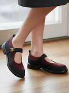Suede Loafer - Maroon