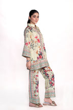 CAMELLIA FLORAL PRINTED CREPE LAWN CO-ORD SET