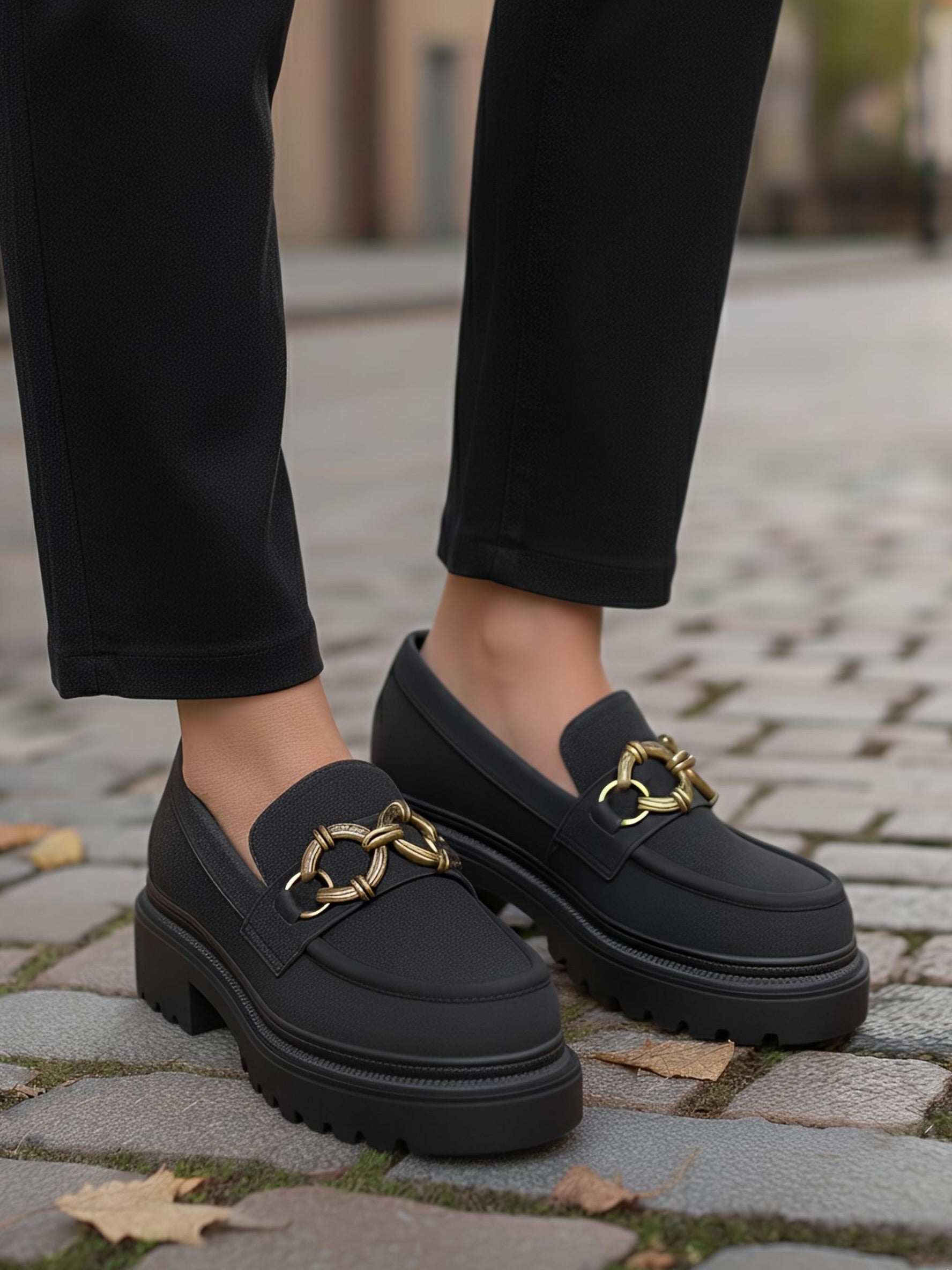 Chunky Loafers - Black