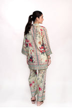 CAMELLIA FLORAL PRINTED CREPE LAWN CO-ORD SET
