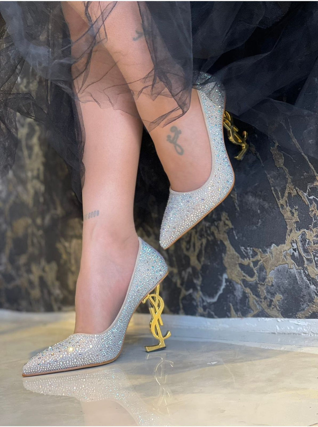 Opyum Coat Shoe Silver Stone