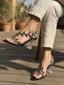 Leaf Embellished - Black