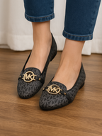 M-K Ballerina Flats - Black