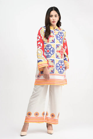 EMILIA PRINTED CREPE LAWN CO-ORD SET