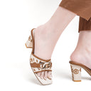 Minza Embroidery Brown