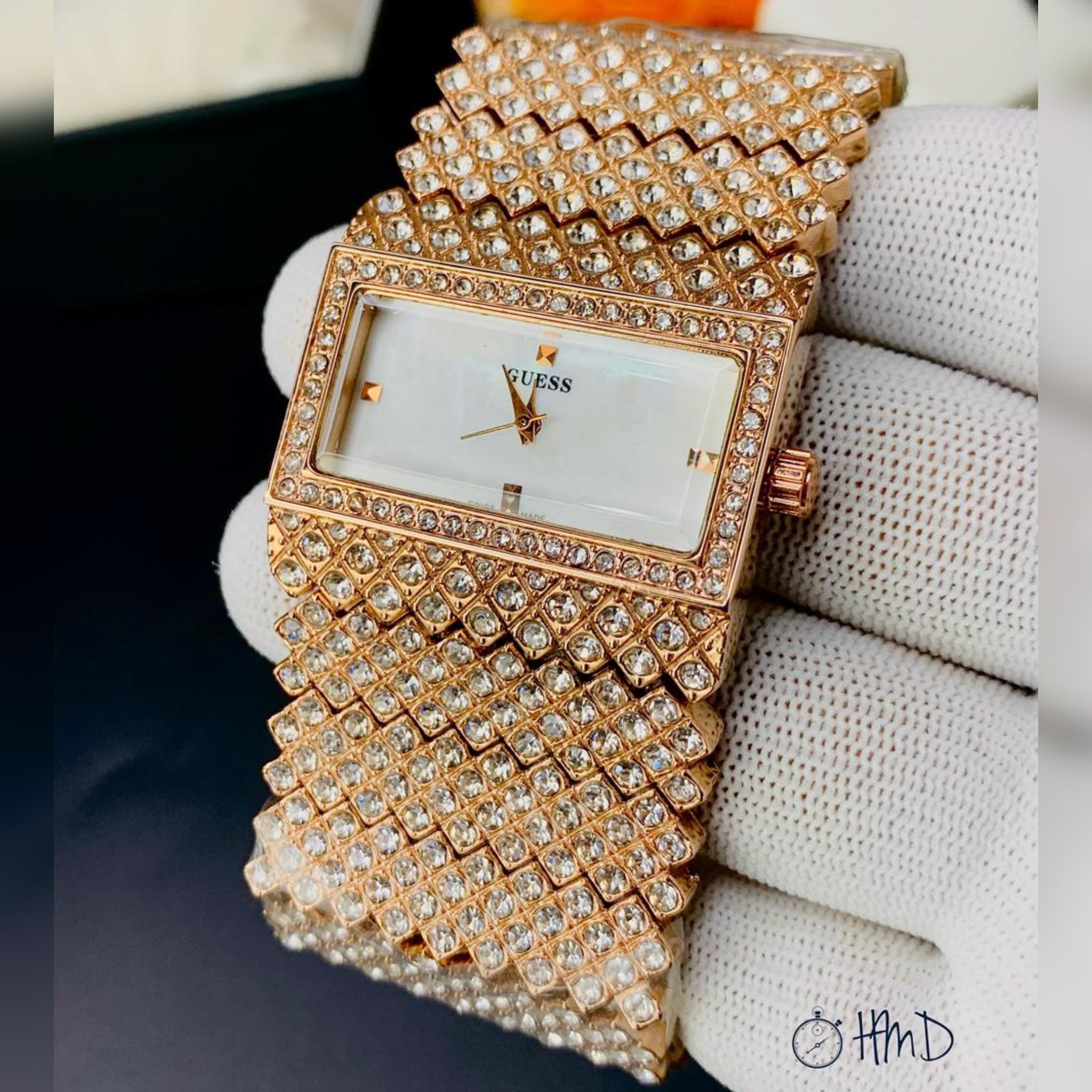 G-C Braclet Rose Gold With White Dial