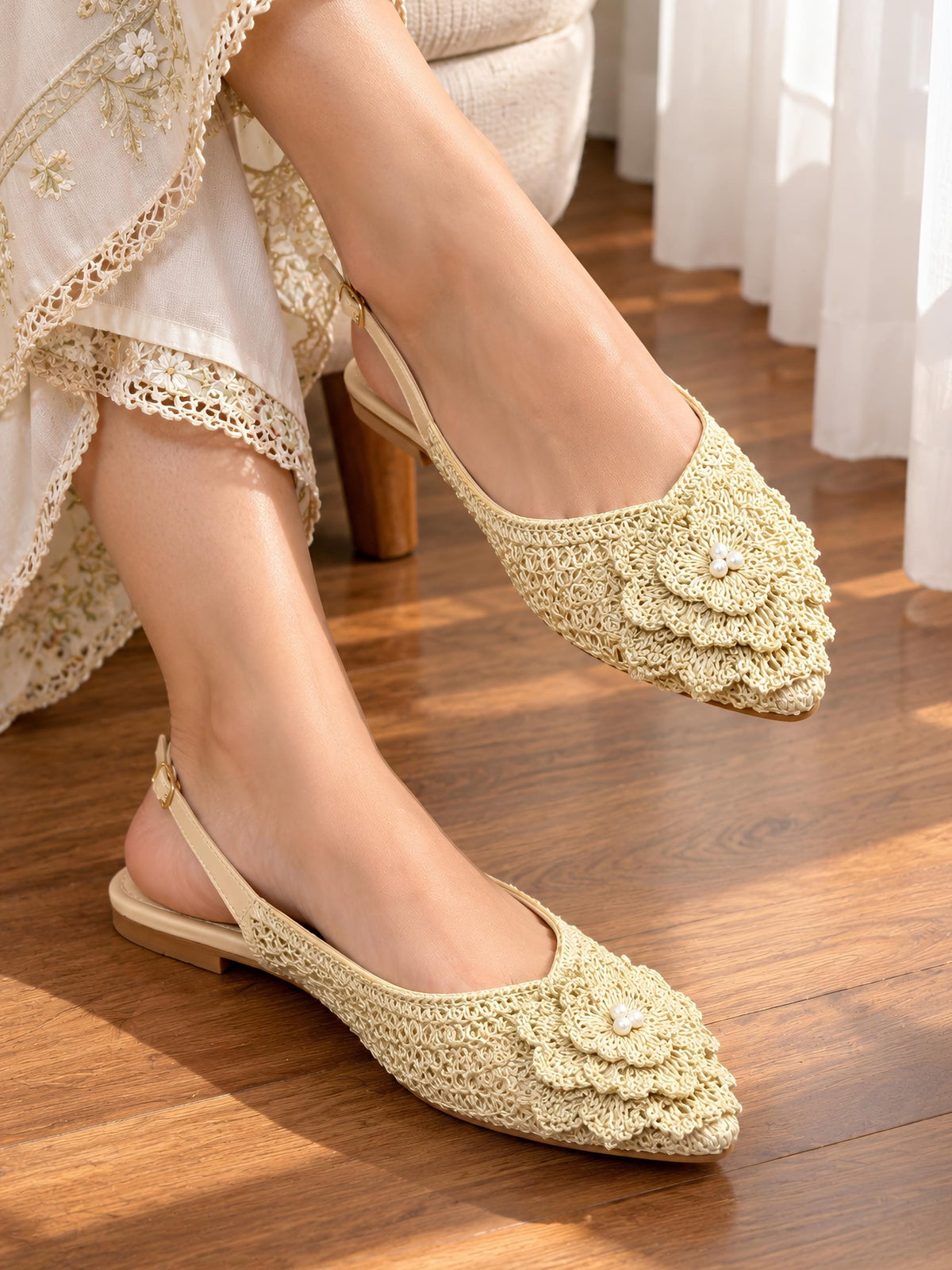 Michelle Woven Pumps