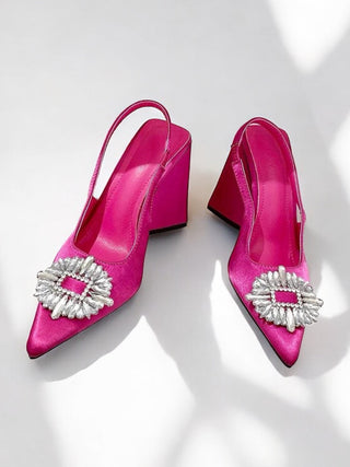 Z-r Triangle Heel Shoes Pink