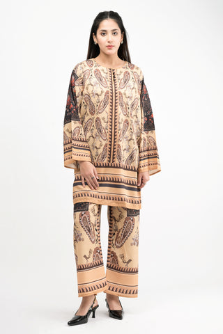 SOLACE PRINTED CREPE LAWN CO-ORD SET